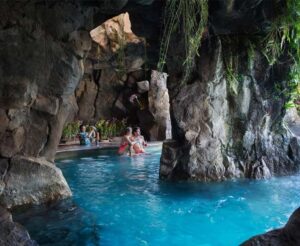 spectacular tropical pool deck